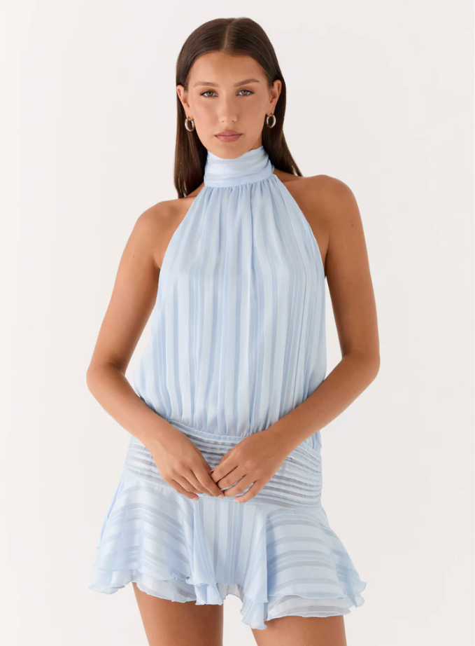 WILLOW CHIFFON MINI DRESS