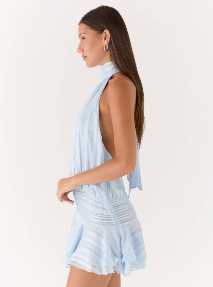 WILLOW CHIFFON MINI DRESS