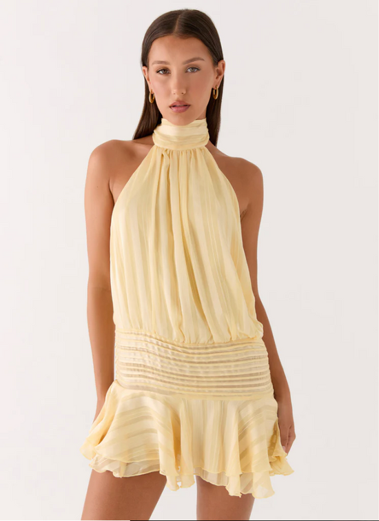 WILLOW CHIFFON MINI DRESS