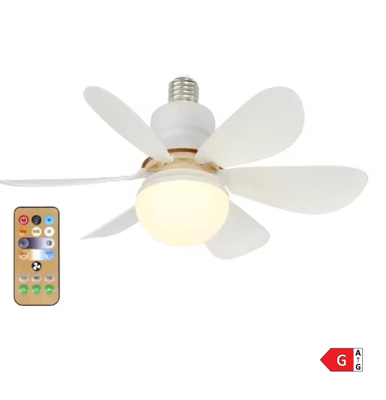 Fresqa Breeze — ventilateur-ampoule LED à visser